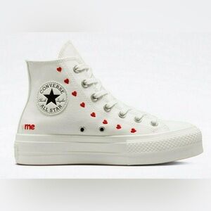 CONVERSE PLATFORM HIGH TOP LOVE LIMITED EDITION SHOES